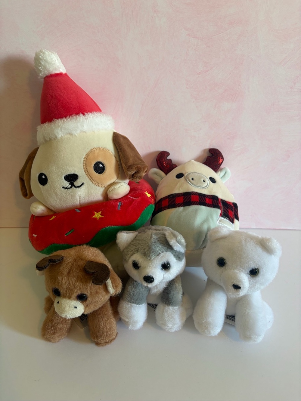Christmas / winter plushie lot